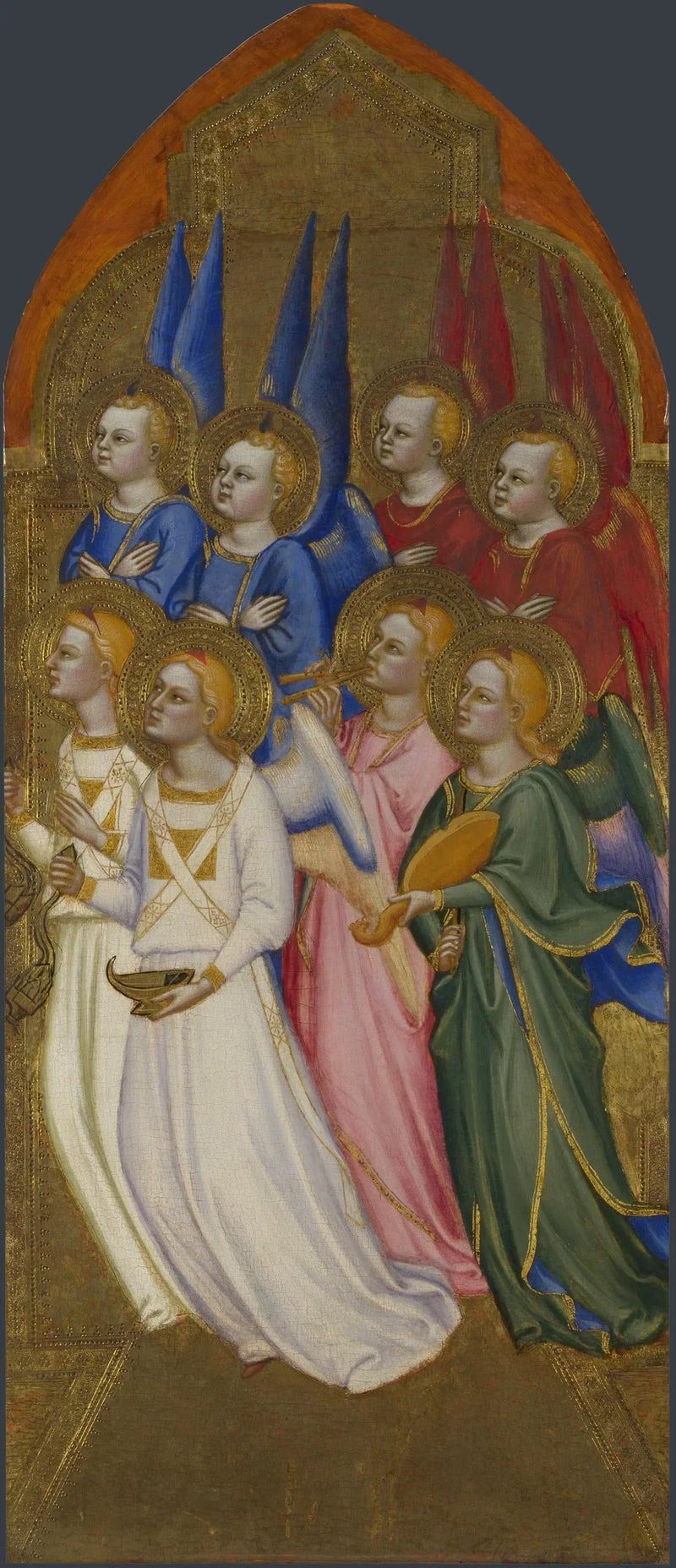 Séraphins, chérubins et anges adorateurs - Jacopo di Cione