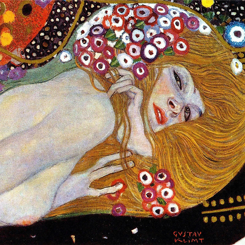 🐍 Serpents d'eau II (Détail) – Gustav Klimt (1904–1907)