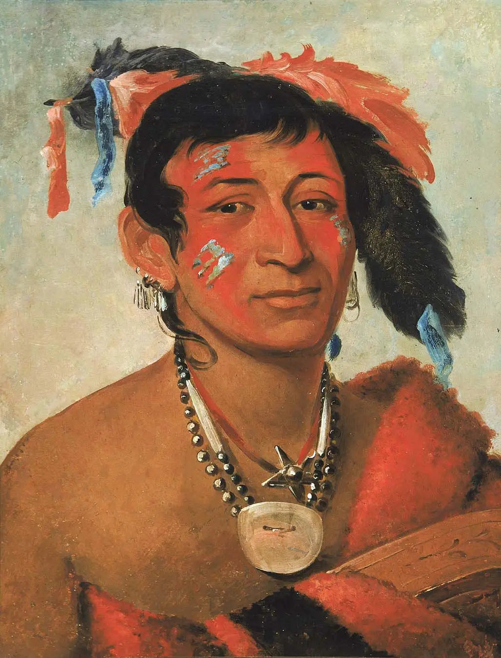 Sha-wá-no Le Sud un guerrier reconnu - George Catlin - Alpha Reproduction