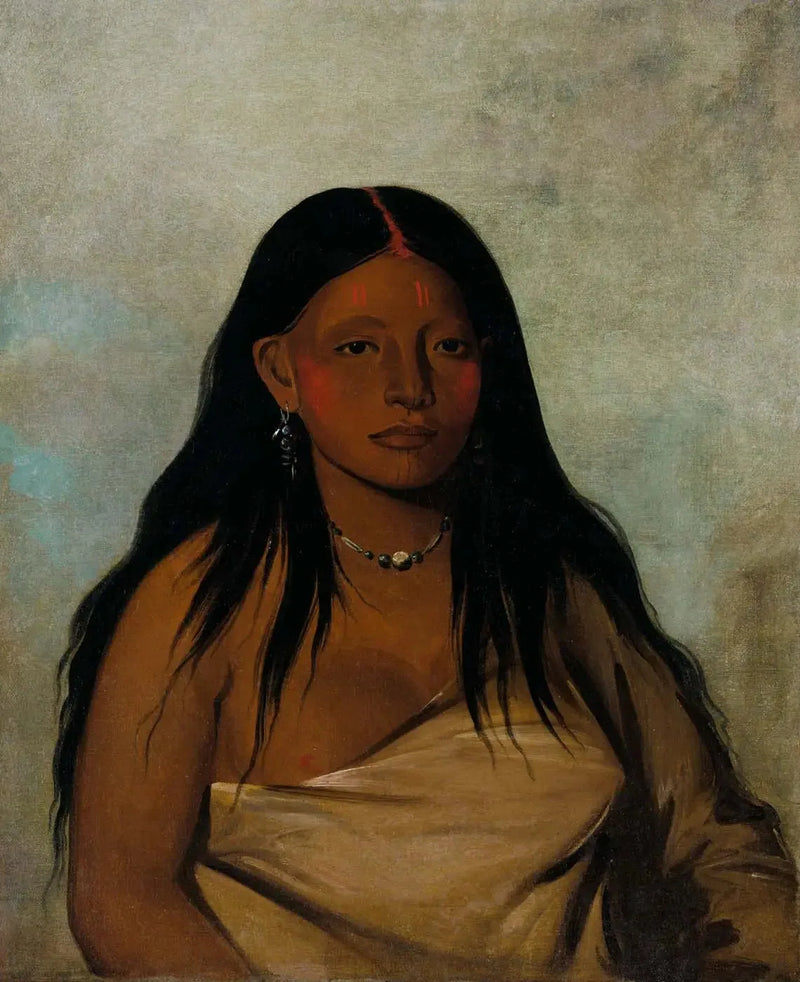 She-de-ah, Wild Sage, une femme Wichita - George Catlin
