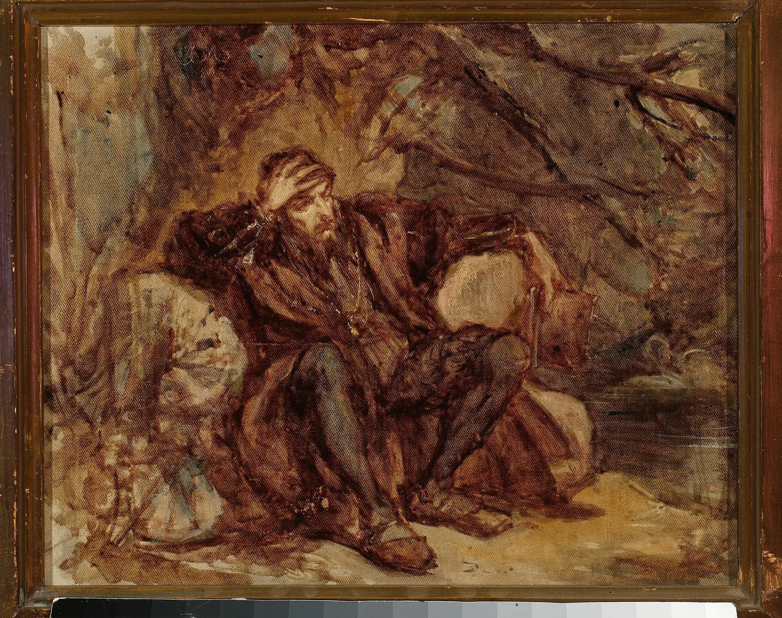 Sigismond Auguste dans le jardin de Vilnius croquis - Jan Matejko - Alpha Reproduction