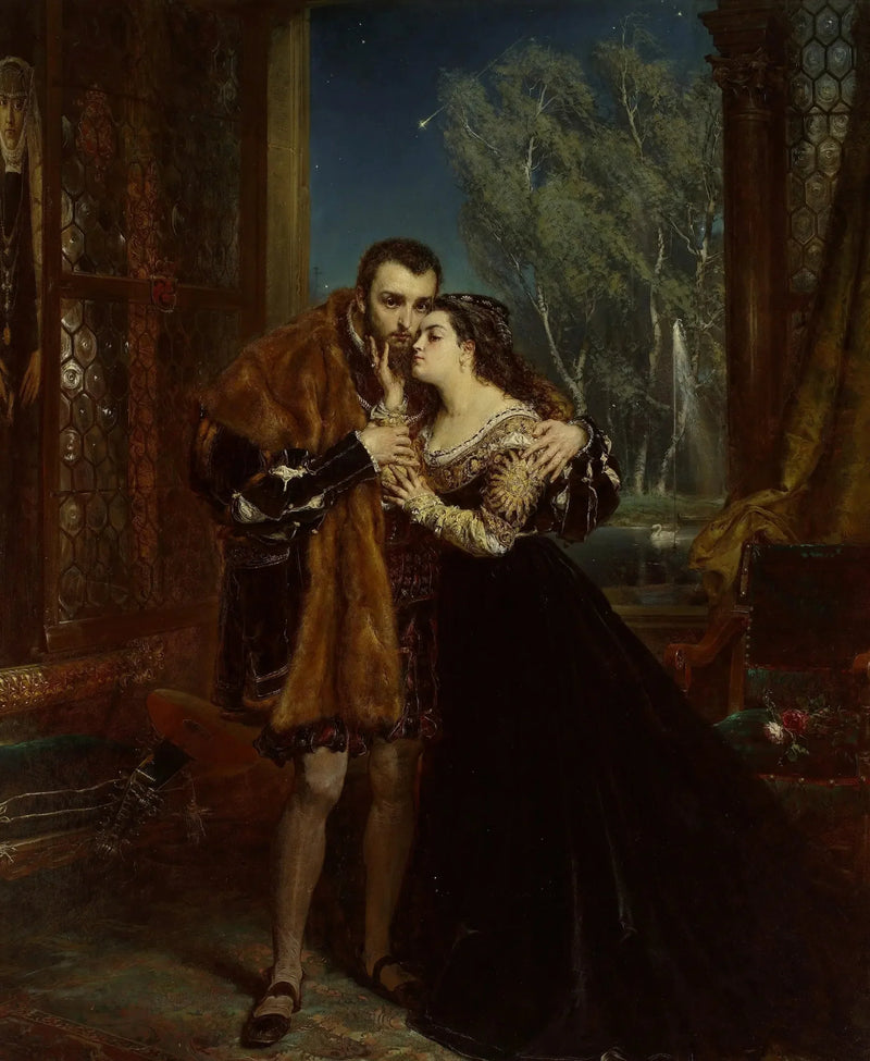 Sigismond Auguste et Barbara à la cour de Radziwiłł à Vilnius - Jan Matejko