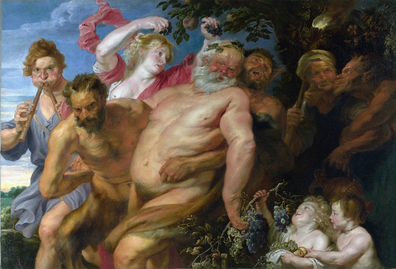 Silène ivre soutenu par des satyres - Antoine van Dyck