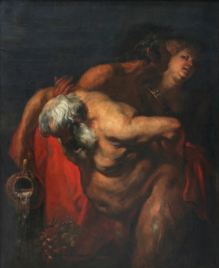 Silène ivre soutenue par un faune et une bacchante - Antoine van Dyck