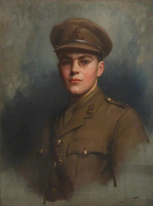 Sir Felix John Morgan Brunner, 3e baronnet Brunner (1897-1982) en tant qu'officier d'artillerie - Luke Fildes image 1 reproduction réalisée par Alpha Reproduction