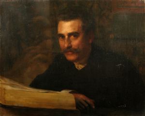 Sir Moïse Jacob Ézéchiel - Lawrence Alma-Tadema