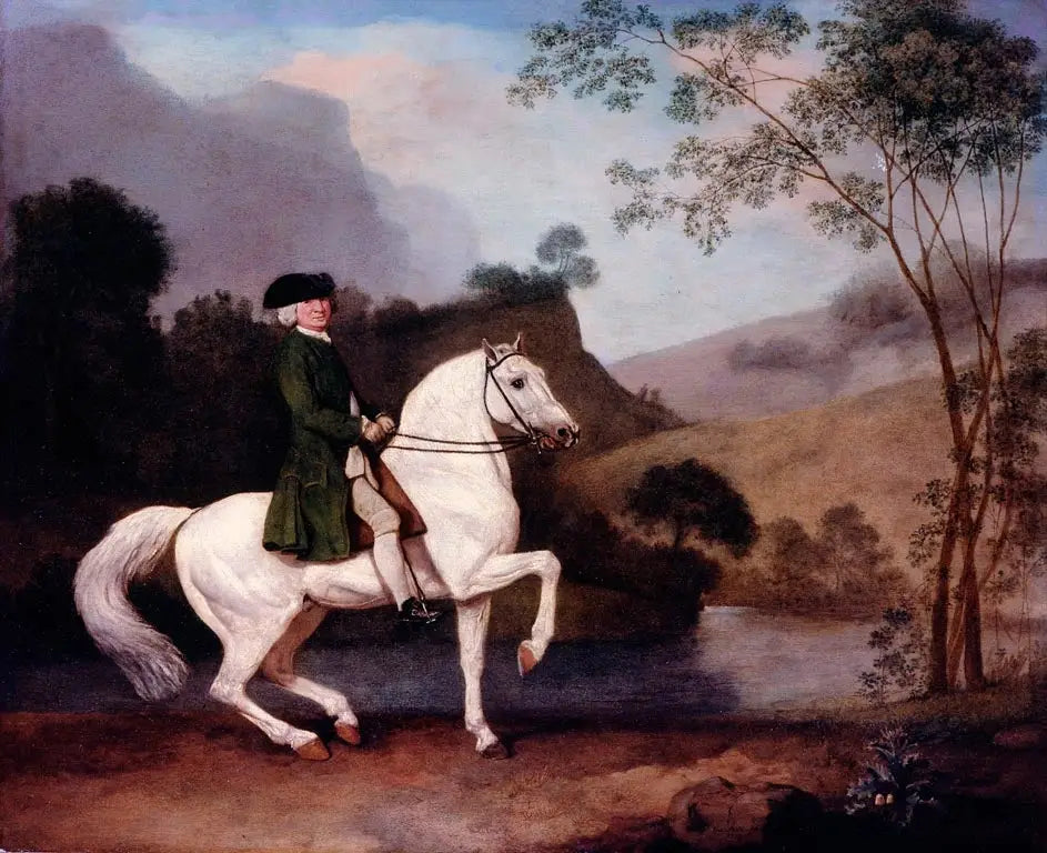 Sir Sidney Medows (1701-1792) - George Stubbs - Alpha Reproduction