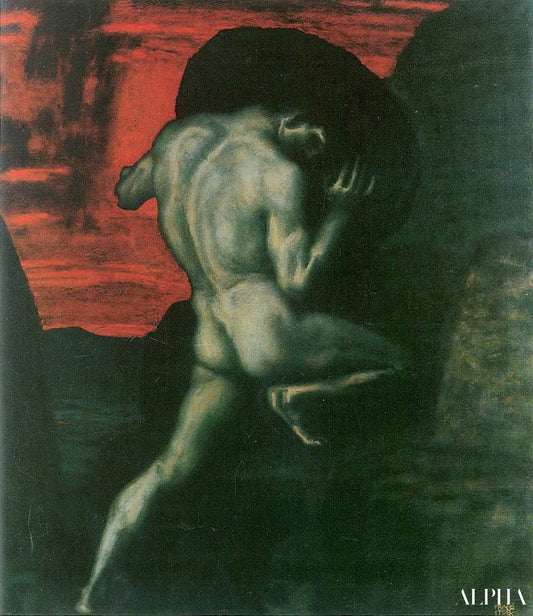 Sisyphus - Franz Von Stuck Reproductions de tableaux à la peinture à l’huile