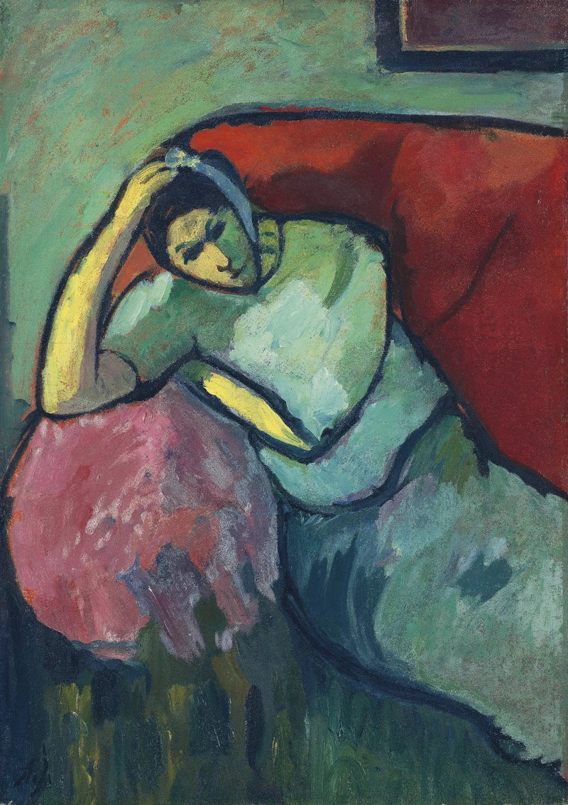 Sitzende Frau - Alexej von Jawlensky