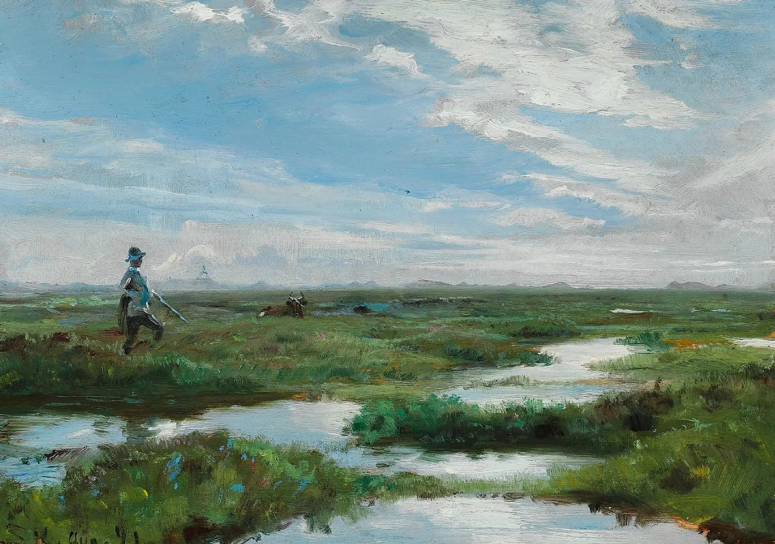 Skagen Heath près de Brovandene - Peder Severin Krøyer image 1 reproduction artisanale de tableau