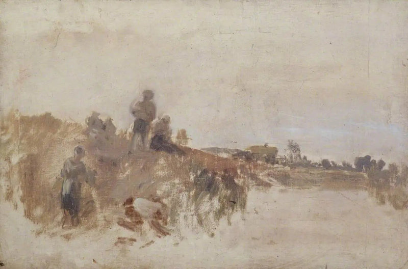 Sketch for ‘Harvest Dinner, Kingston Bank’ - J. M. W. Turner