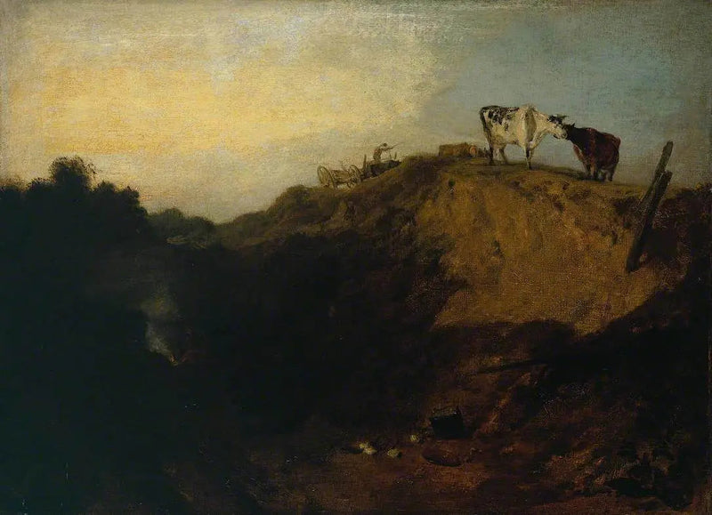 Sketch of a Bank, with Gipsies - J. M. W. Turner