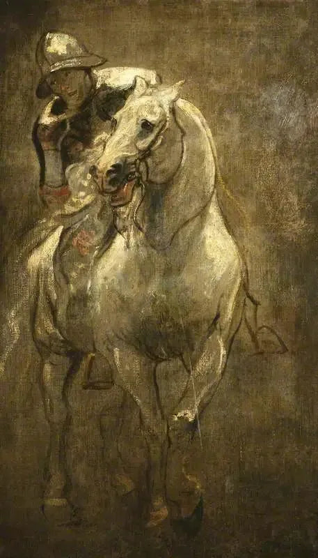 Soldat à cheval - Antoine van Dyck