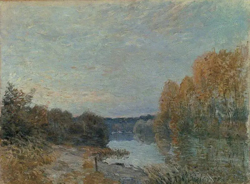 Soleil couchant - Alfred Sisley