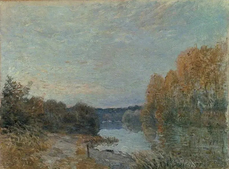 Soleil couchant - Alfred Sisley