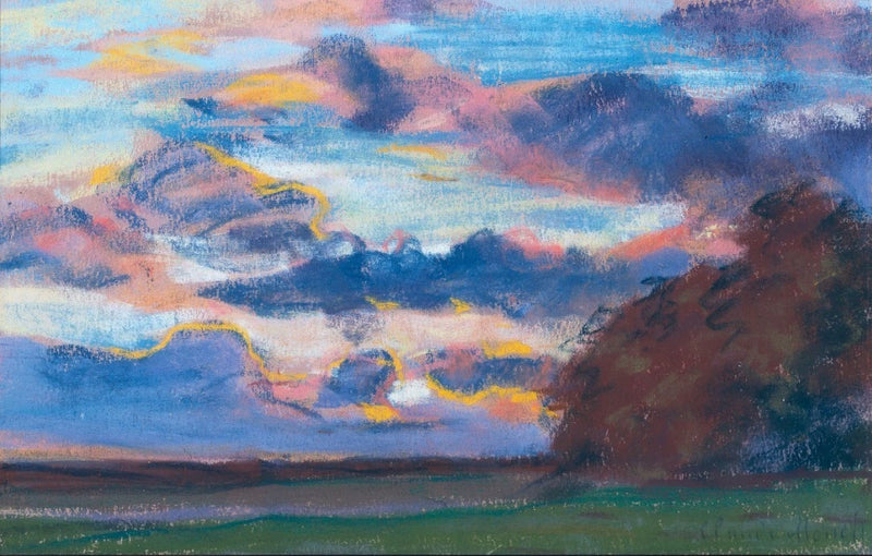 Soleil couchant P54 – Claude Monet