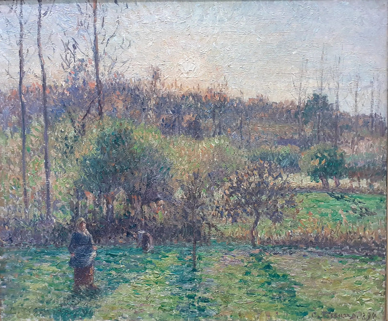 Soleil levant à Eragny - Camille Pissarro