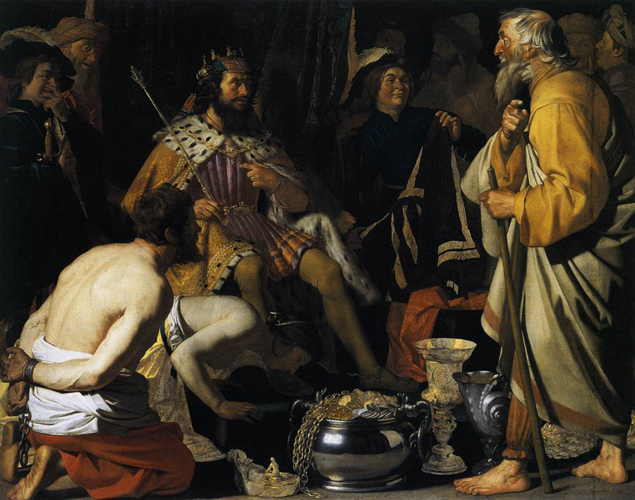 Solon et Crésus - Gerrit van Honthorst