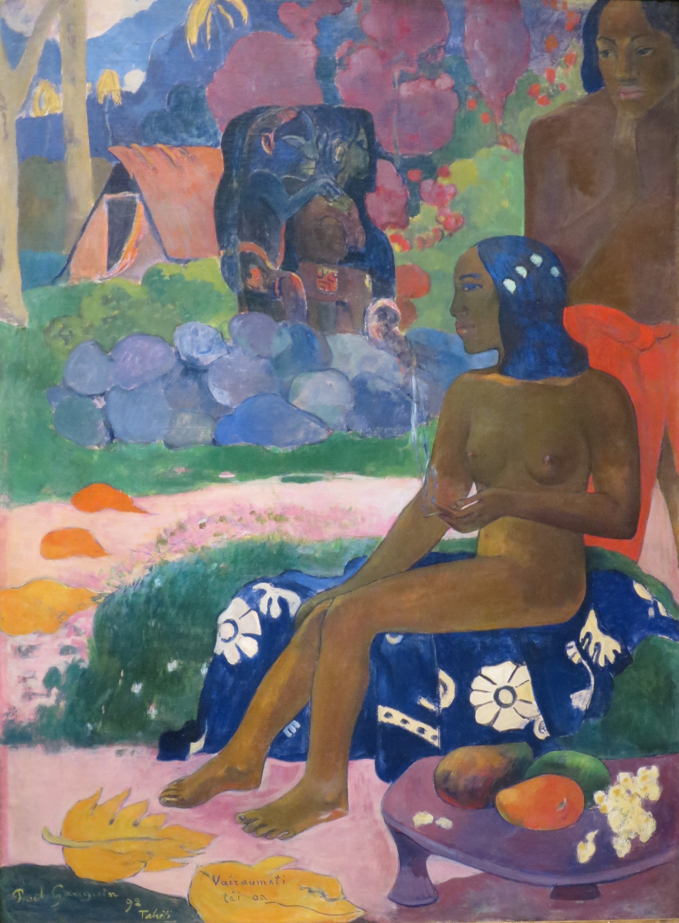 Reproduction du tableau « Son nom est Vairaumati - Paul Gauguin » par Alpha Reproduction en peinture à l’huile