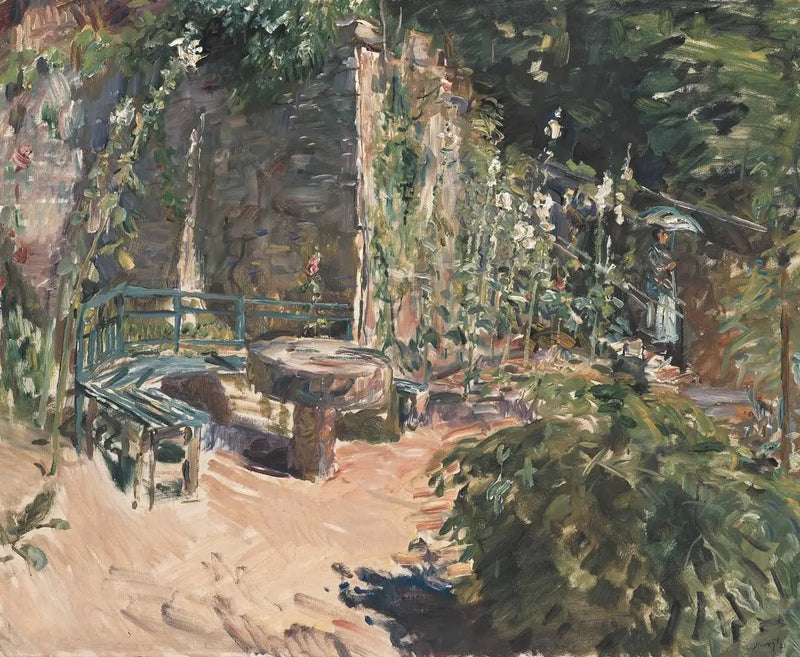 Sonnige Gartenecke - Max Slevogt