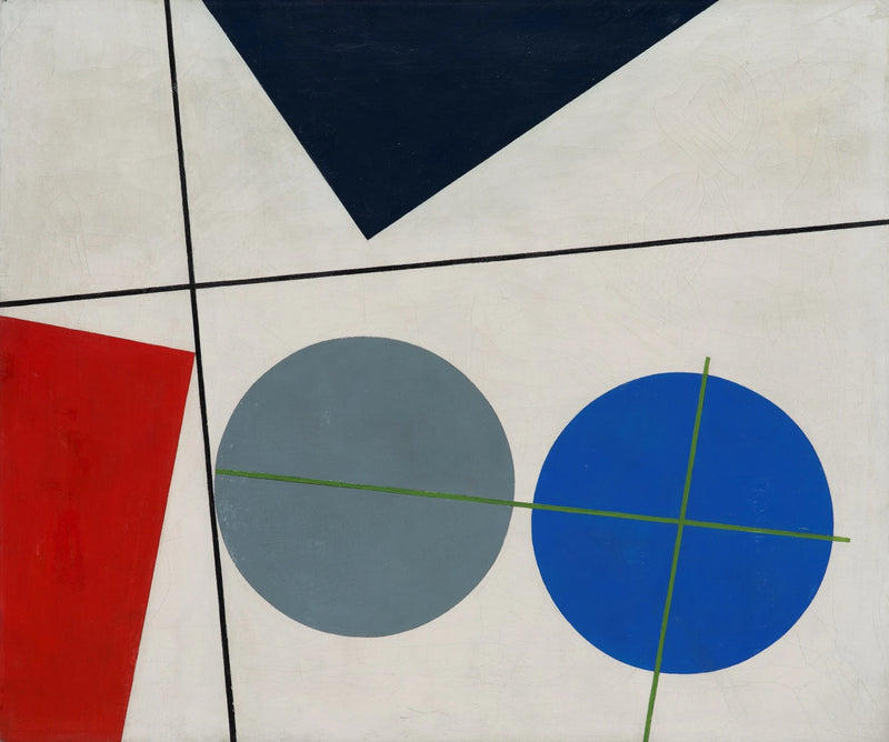 Deux cercles, plans et croix - Sophie Taeuber-Arp