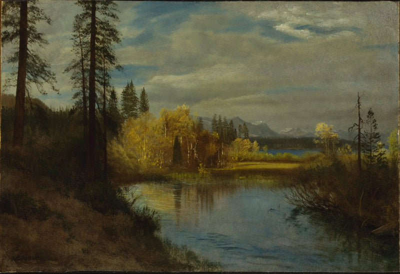 Sortie au lac Tahoe - Albert Bierstadt