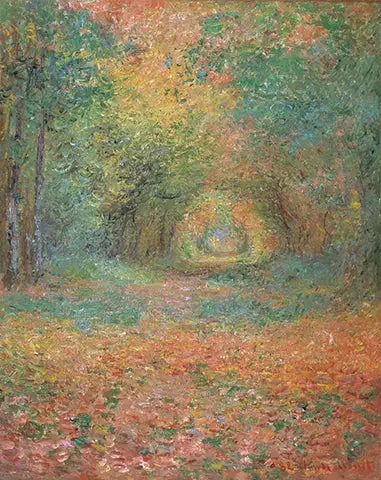 Sous-bois dans la forêt de Saint-Germain - Claude Monet