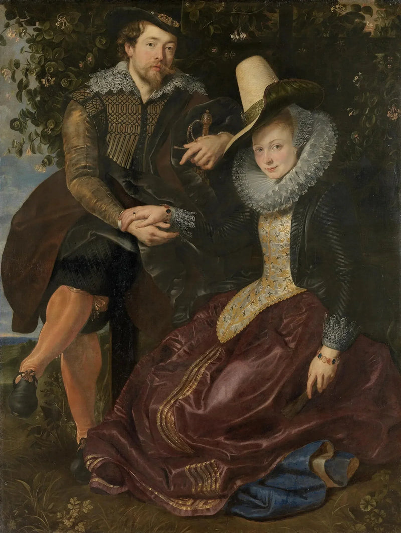 Sous la tonnelle de chèvrefeuille - Peter Paul Rubens