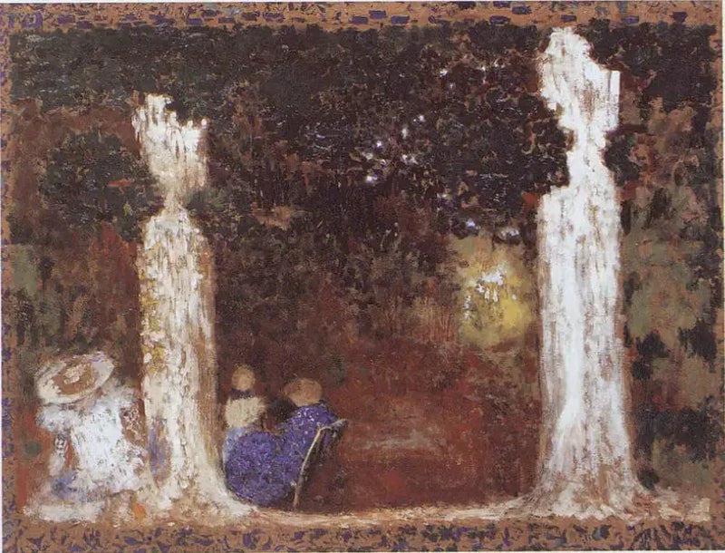 Sous les arbres - Édouard Vuillard