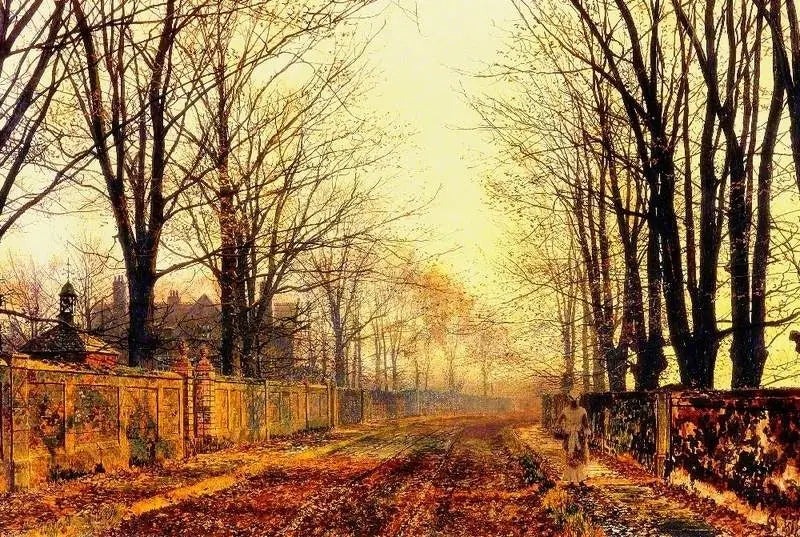 Sous les hêtres - John Atkinson Grimshaw