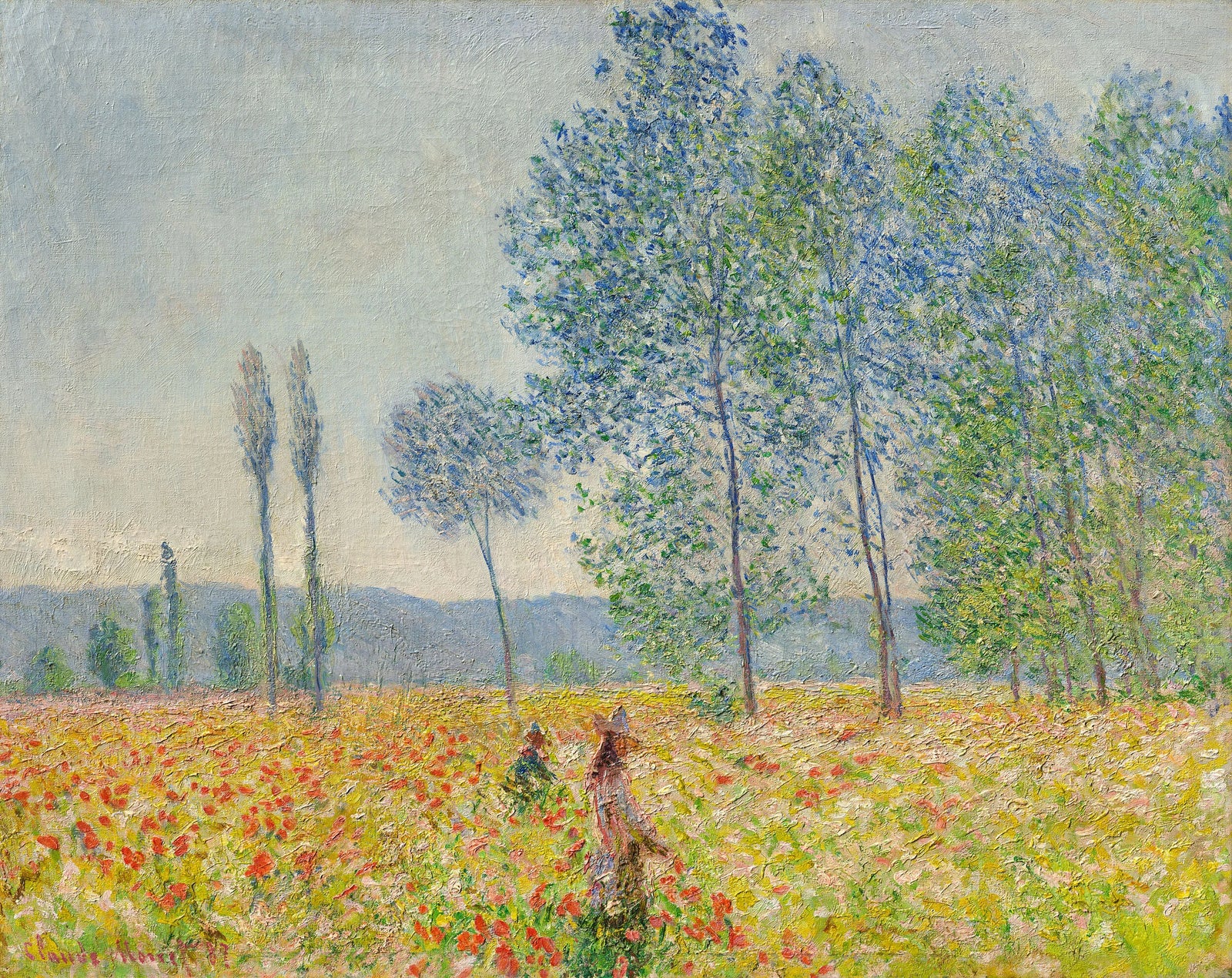 Sous les peupliers W1136 – Claude Monet