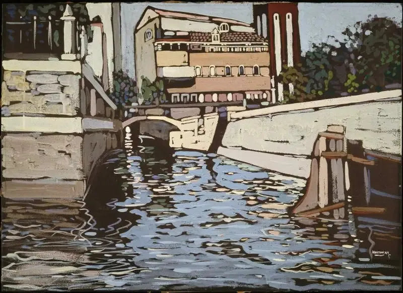 Souvenir de Venise 3 (canal) - Vassily Kandinsky