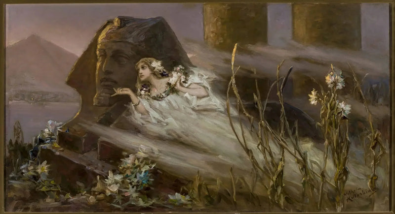 Sphinx et une femme fantôme - Wilhelm Kotarbiński