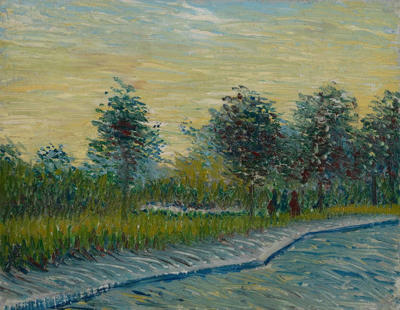 Square Saint-Pierre au coucher du soleil - Vincent van Gogh