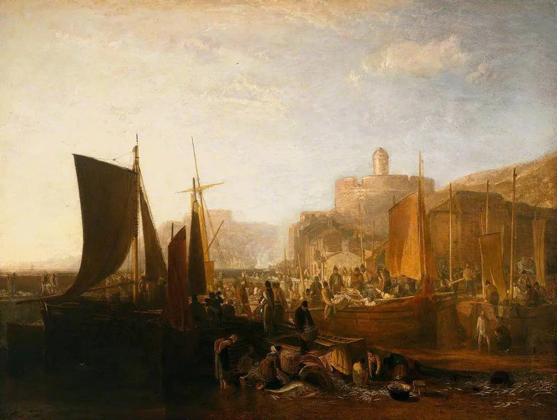 St Mawes at the Pilchard Season - J. M. W. Turner