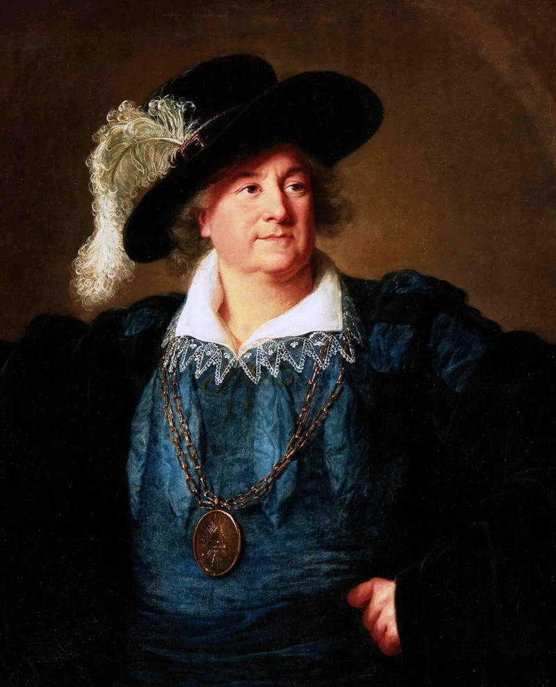 Stanislas Auguste avec l'emblème maçonnique sur sa poitrine - Élisabeth Vigée Le Brun