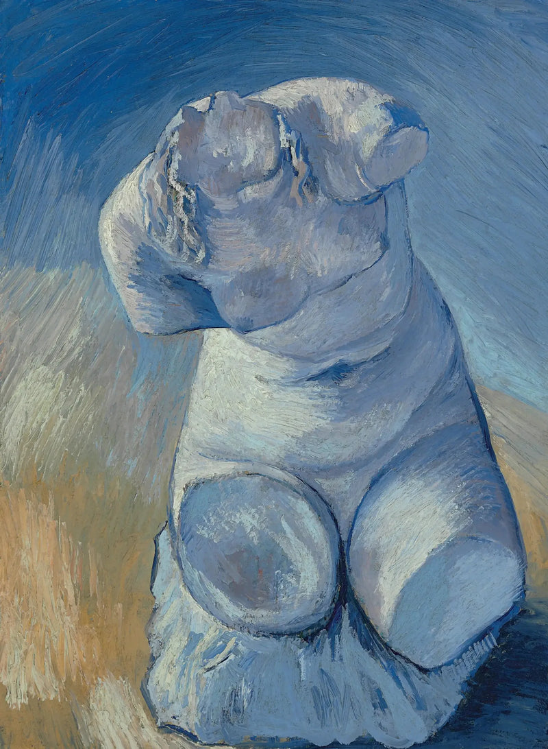 Statuette de plâtre : Torse de femme, vue de visage - Vincent van Gogh