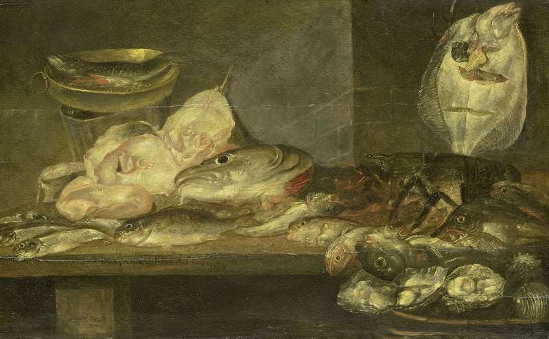 Nature morte aux poissons - Alexander Adriaenssen
