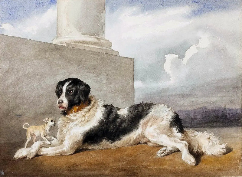 Sultan et Rosette - les chiens des Czartoryski - Rosa Bonheur
