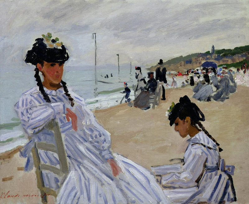 Sur la plage à Trouville W162 – Claude Monet