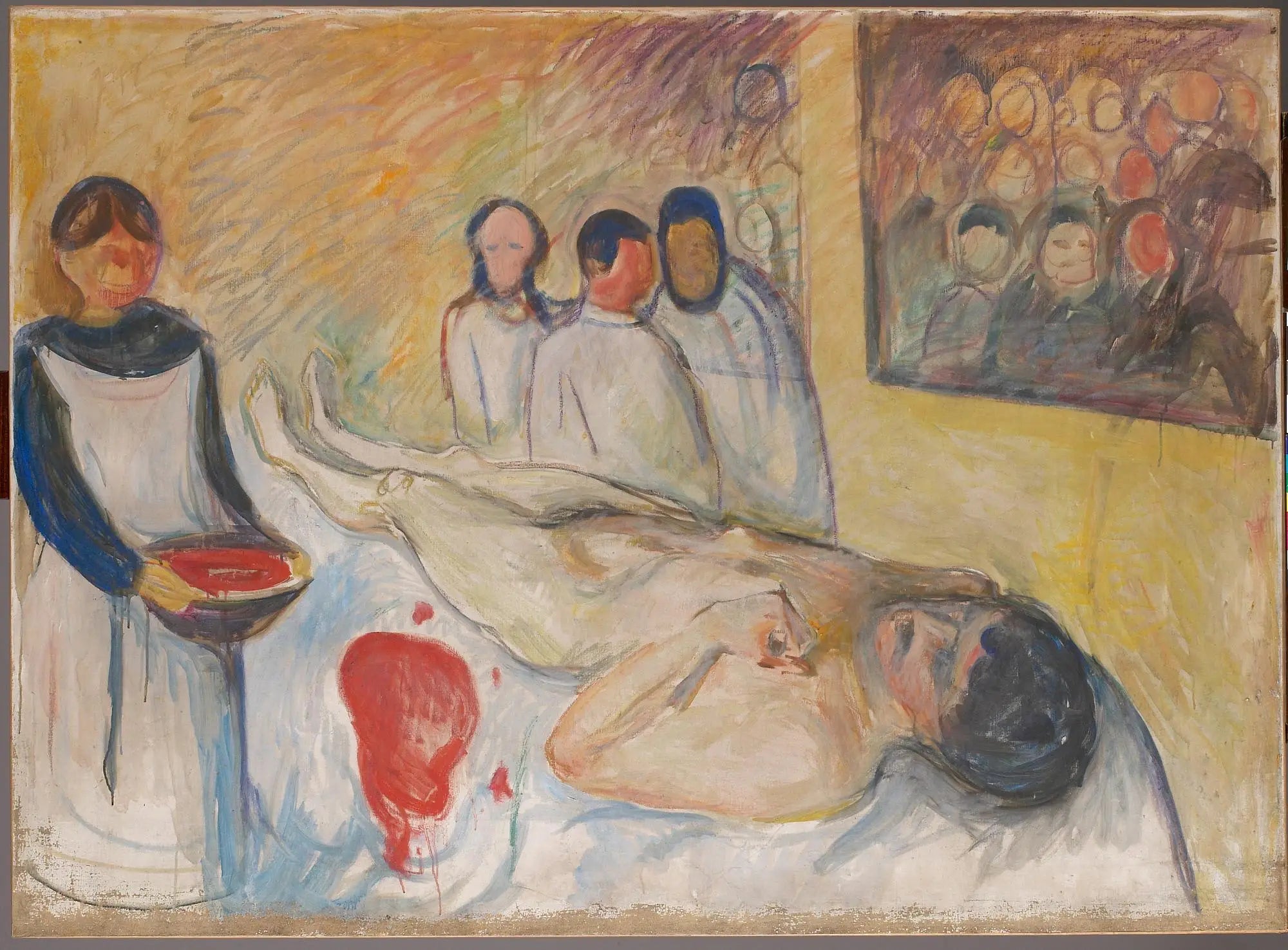 Sur la table d'opération - Edvard Munch image 1 copie de tableau peinte à la main