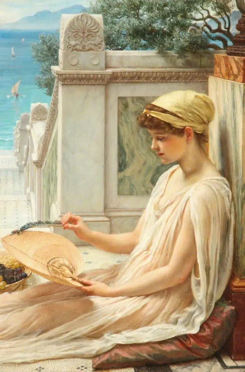 Sur la terrasse - Edward Poynter