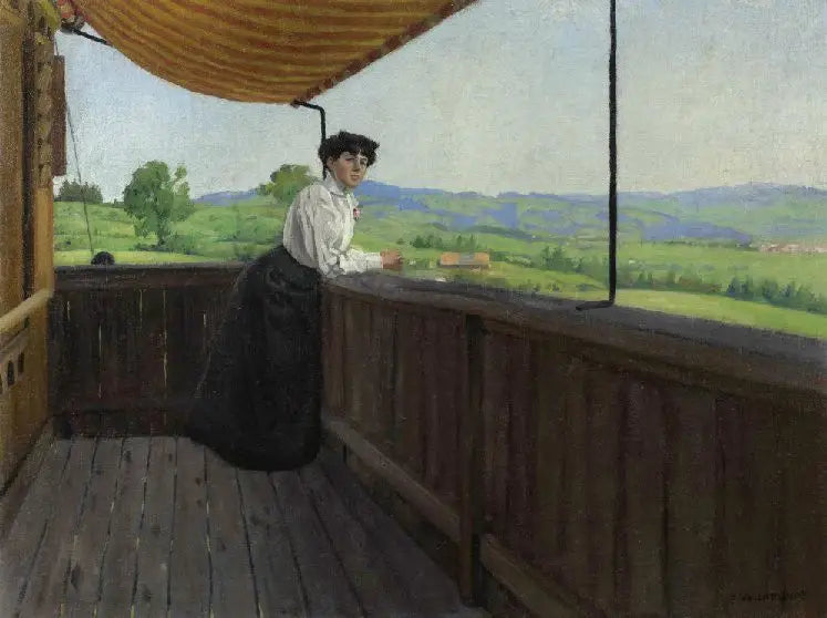 Sur le balcon - Félix Vallotton