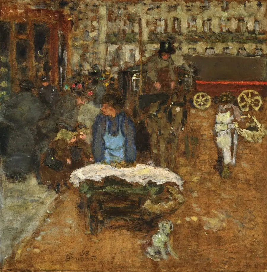 Sur le boulevard - Pierre Bonnard