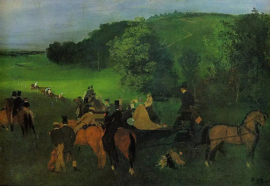Sur le champ de course - Edgar Degas