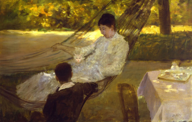 Sur le hamac - III - Giuseppe De Nittis