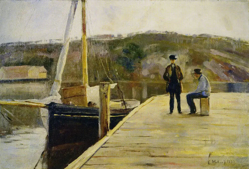 Sur le quai - Edvard Munch