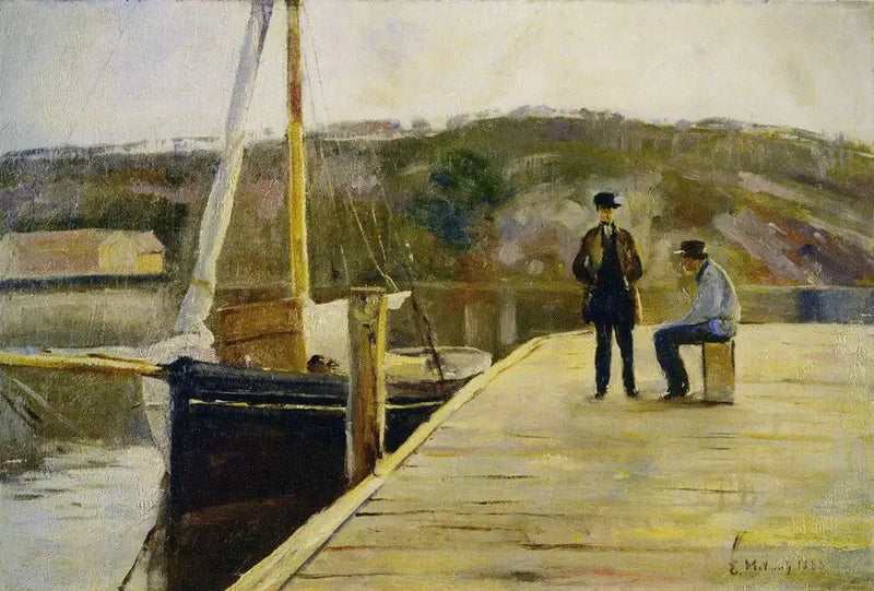 Sur le quai - Edvard Munch