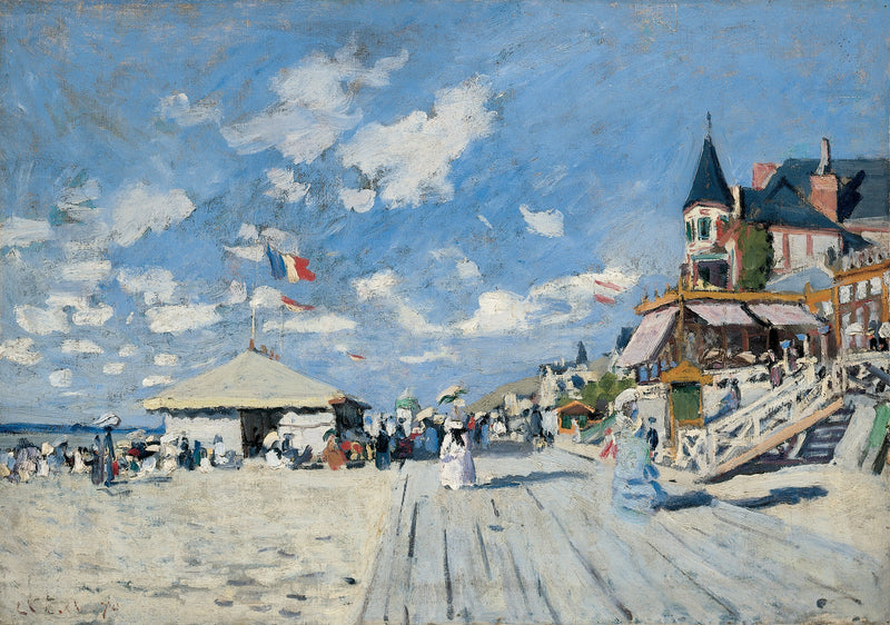Sur les planches de Trouville W157a – Claude Monet