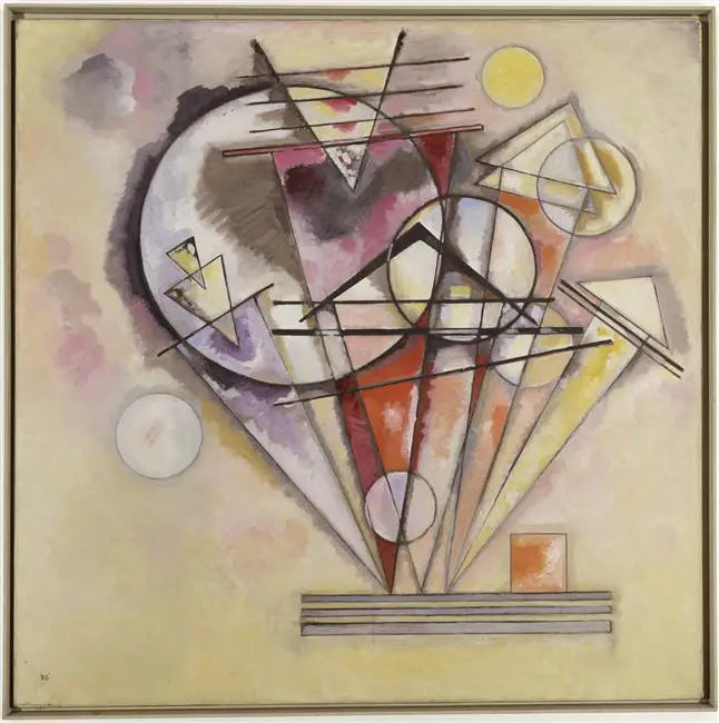 Sur les pointes - Vassily Kandinsky image 1 copie peinte à la main à l’huile